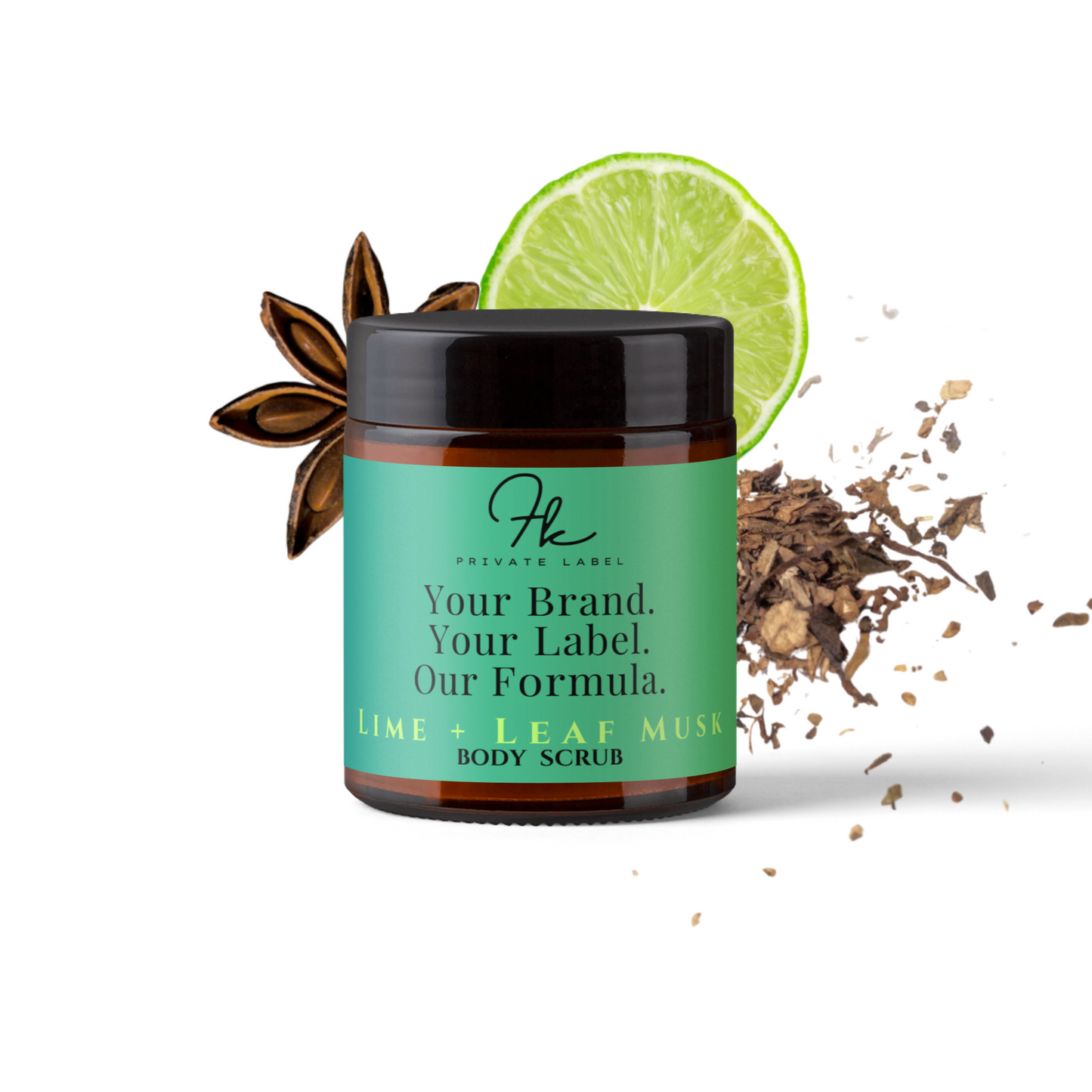 Lime + Leaf Musk Sugar Scrub